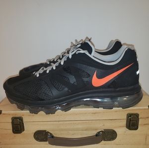 Nike Men's Air Max 2012 Black Crimson Shoes, Size 11